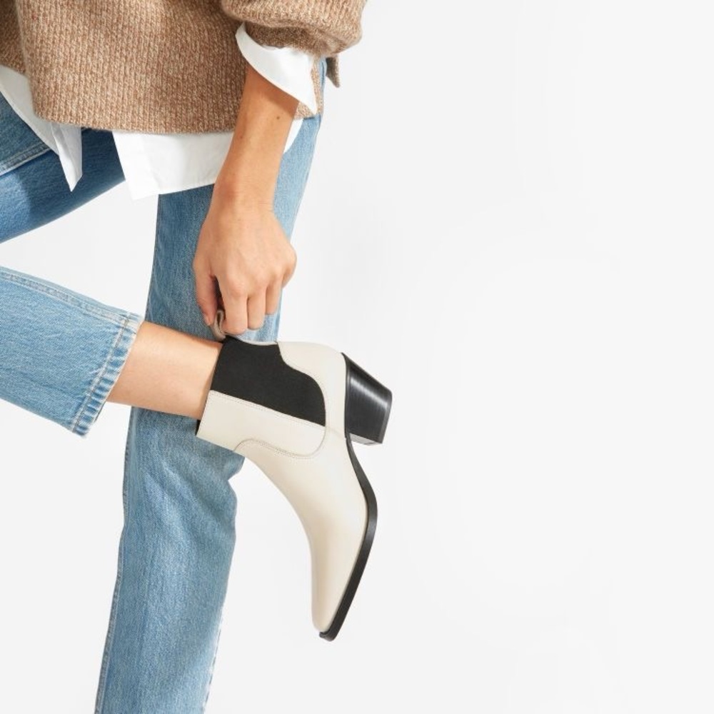 Everlane Western Boot 8 - bone